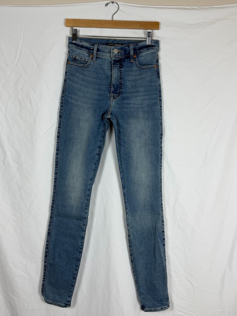 Lucky Brand High-Rise Skinny Jeans in Medium Wash Blue - Women